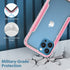 HLC Case for iPhone 13 Pro Max Full Body Bumper Case with Clear Back Panel Protector
