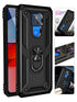 MOTO G Play(2021) Dual Colors Ring Magnetic GPS car mount Phone Holder Case