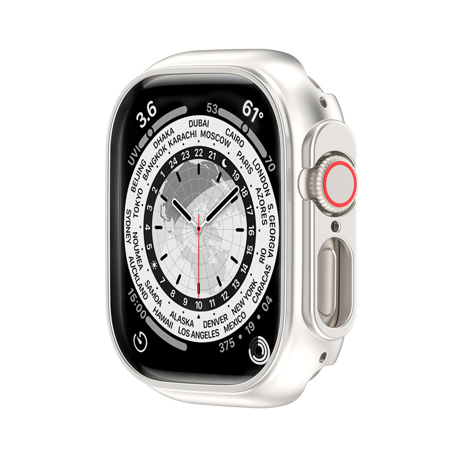 2 in 1 (49MM) PC material half pack case with screen protector for Apple Watch  Ultra