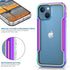 HLC Case for iPhone 13 Full Body Bumper Case with Clear Back Panel Protector