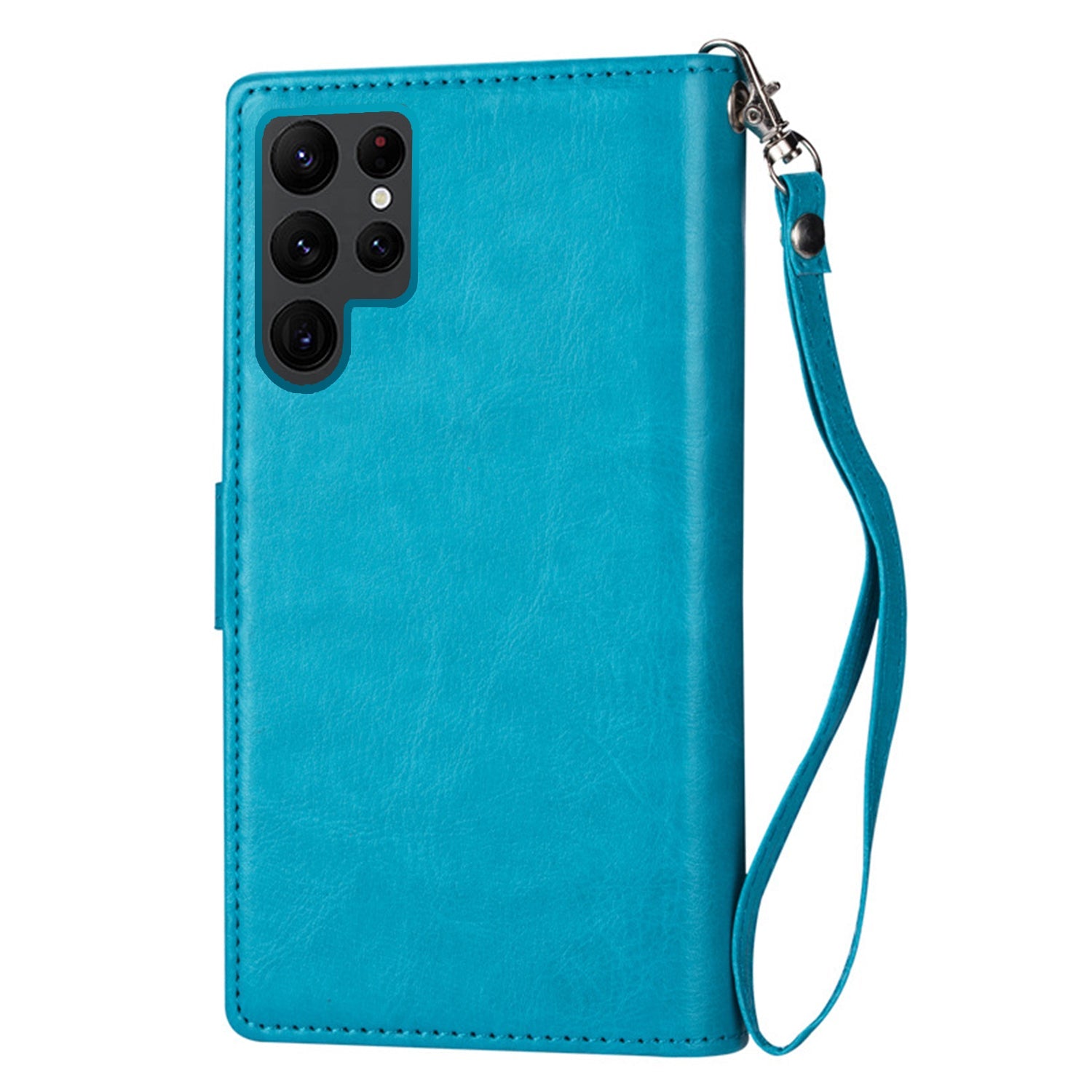 Samsung Galaxy S23 Ultra 2 IN 1 Leather Wallet Case with 9 Credit Card Slots and Removable Back Cover