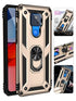 MOTO G Play(2021) Dual Colors Ring Magnetic GPS car mount Phone Holder Case