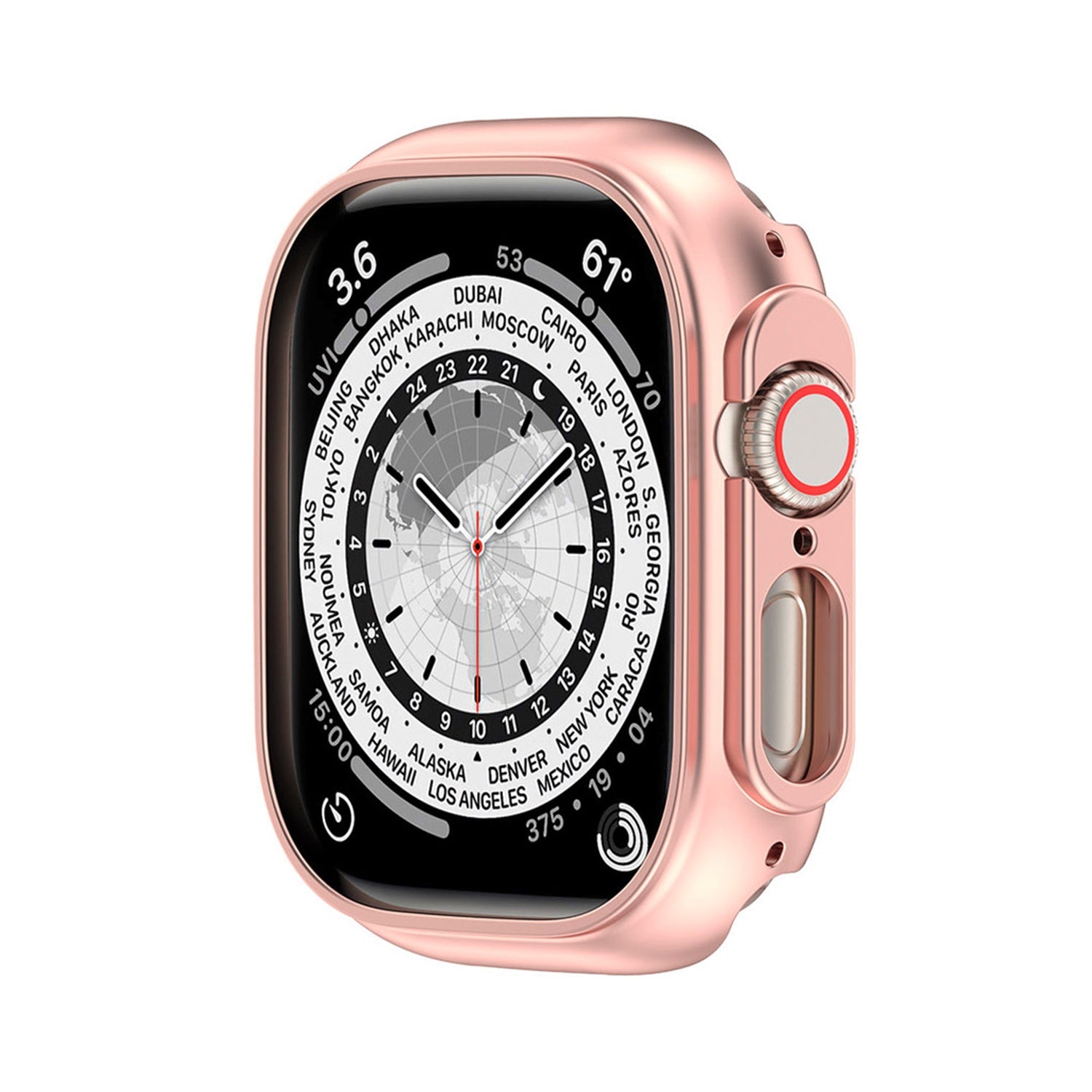 2 in 1 (49MM) PC material half pack case with screen protector for Apple Watch  Ultra