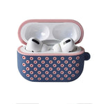 Two-color protective cover soft silicone ear cover dust and rain proof earphone storage box with hook, suitable  for AirPods Pro