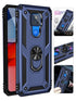 MOTO G Play(2021) Dual Colors Ring Magnetic GPS car mount Phone Holder Case