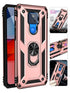 MOTO G Play(2021) Dual Colors Ring Magnetic GPS car mount Phone Holder Case