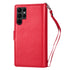 Samsung Galaxy S23 Ultra 2 IN 1 Leather Wallet Case with 9 Credit Card Slots and Removable Back Cover