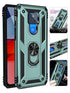 MOTO G Play(2021) Dual Colors Ring Magnetic GPS car mount Phone Holder Case