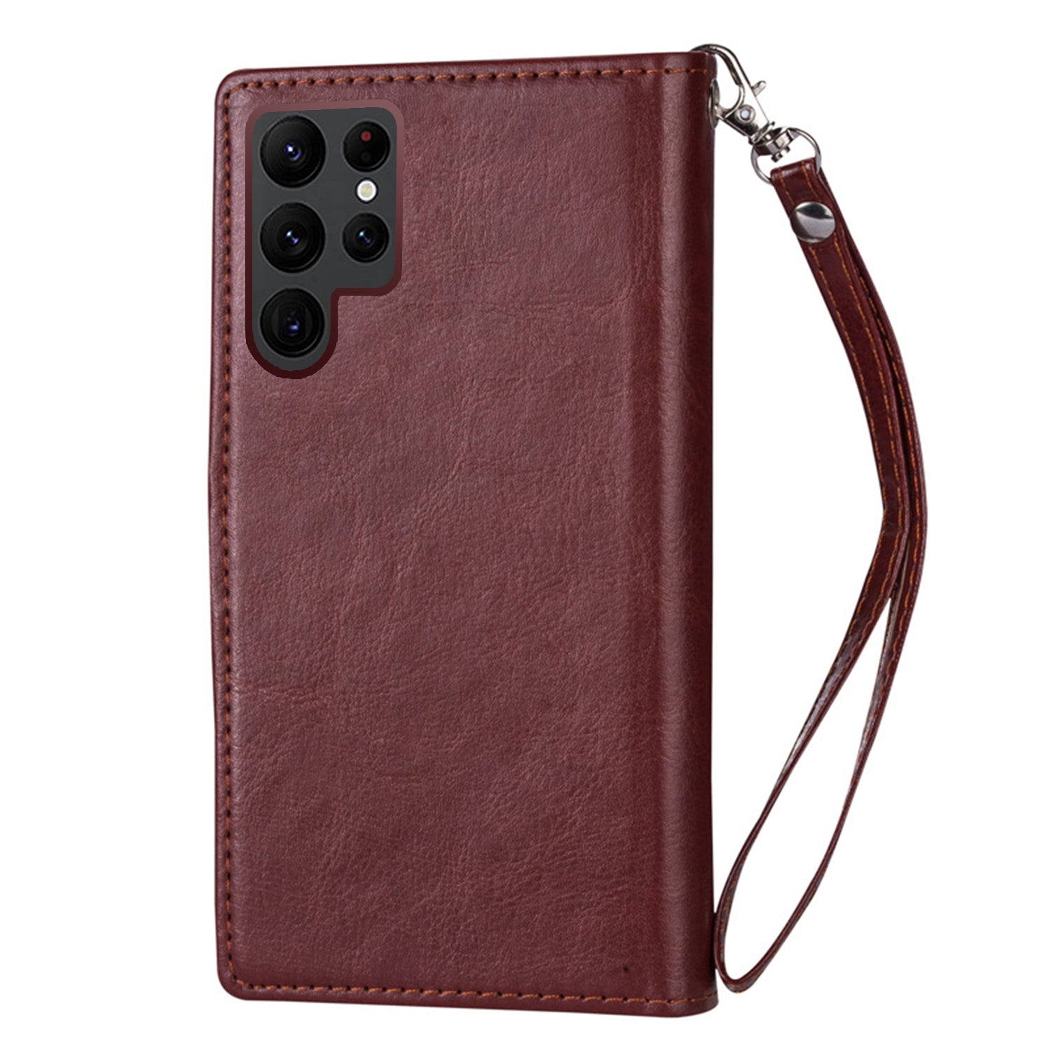 Samsung Galaxy S23 Ultra 2 IN 1 Leather Wallet Case with 9 Credit Card Slots and Removable Back Cover