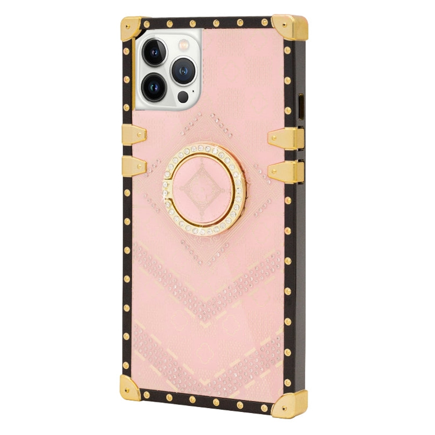 iPhone 13 Pro Max TPU Luxury printing diamond Fashion Case with Kickstand