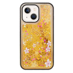 iPhone 13 mini Diamond inlaid on both sides, colorful butterfly quicksand  case