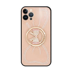 iPhone 13 Pro Max Large bow round support precise hole diamond case