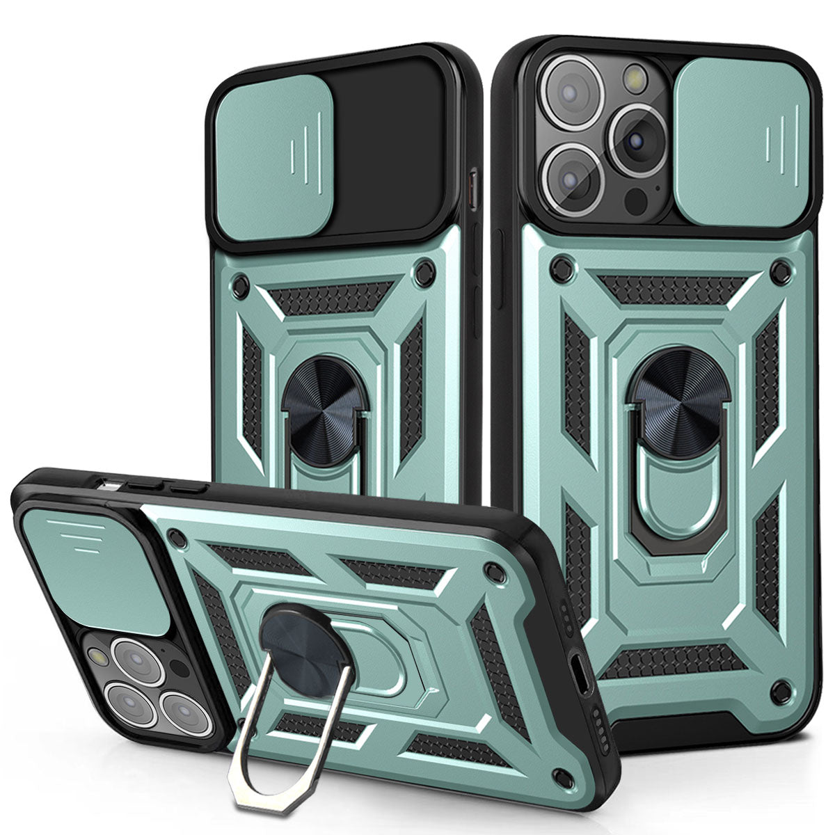 iPhone 13 Pro Sliding window with kickstand Phone Case