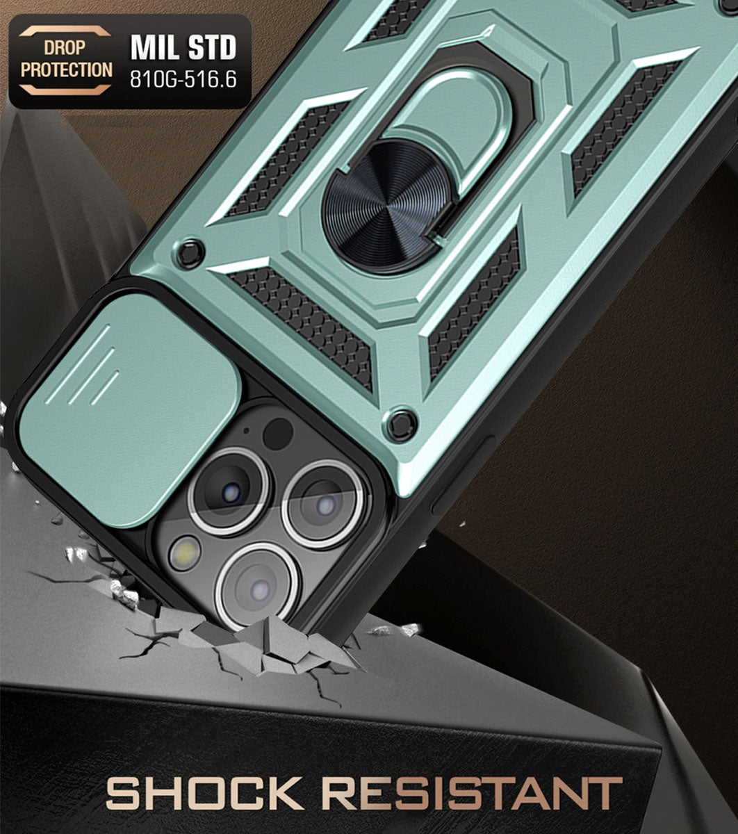 iPhone 13 Pro Sliding window with kickstand Phone Case