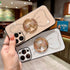 iPhone 13 Pro Max Large bow round support precise hole diamond case