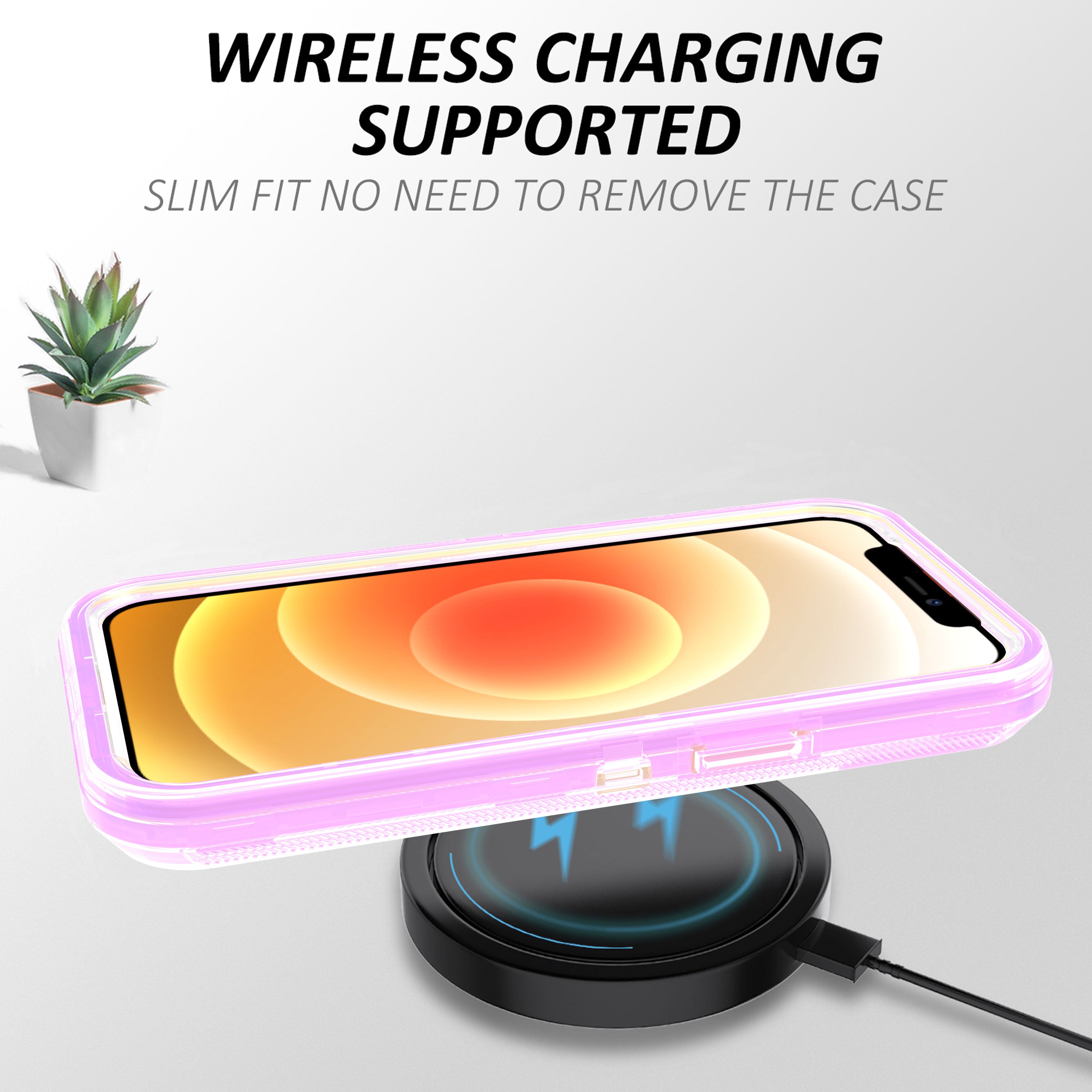 iPhone 13 Transparent Full Protection Heavy Case