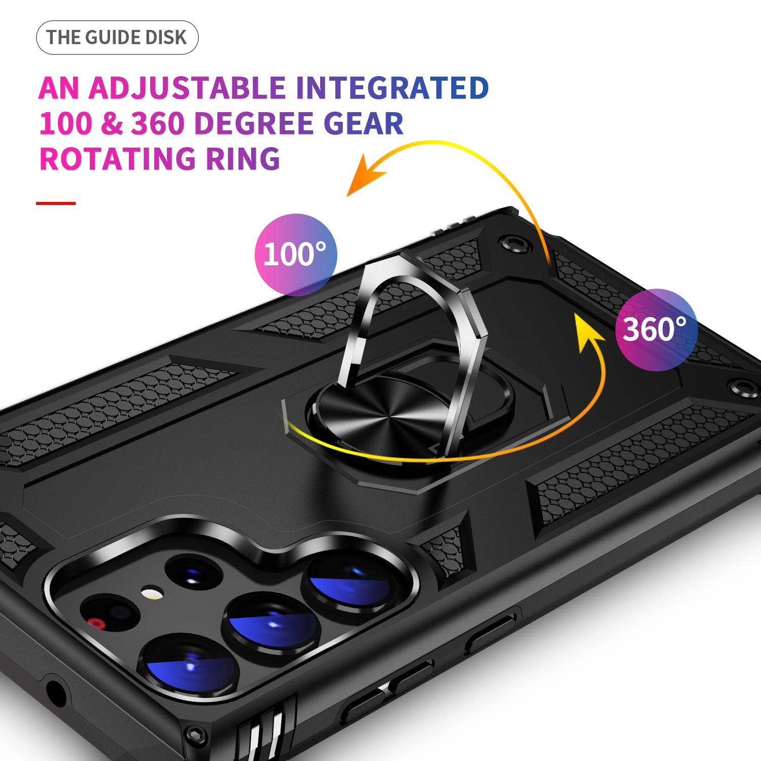 Samsung Galaxy S23  Ultra Case Ring Magnetic GPS car mount Phone Holder case
