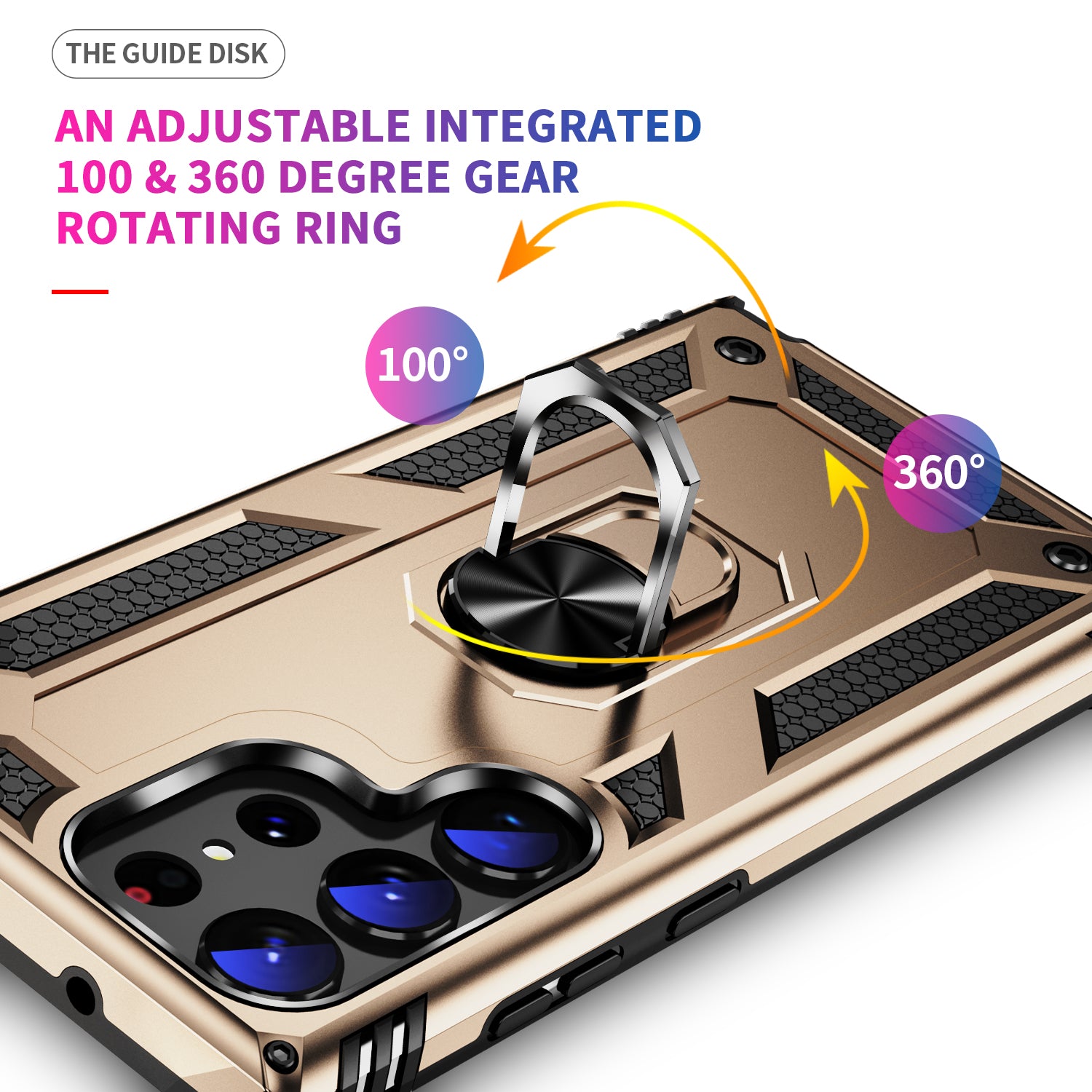 Samsung Galaxy S23  Ultra Case Ring Magnetic GPS car mount Phone Holder case