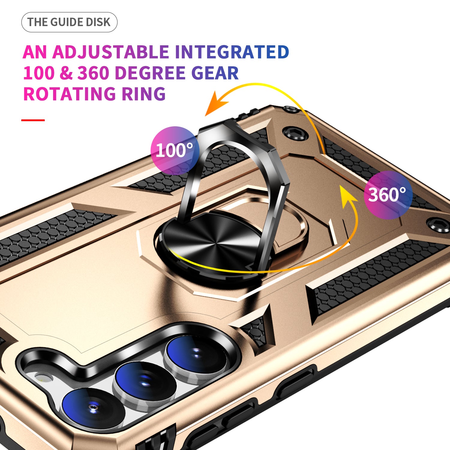 Samsung Galaxy S23 Plus Case Ring Magnetic GPS car mount Phone Holder case