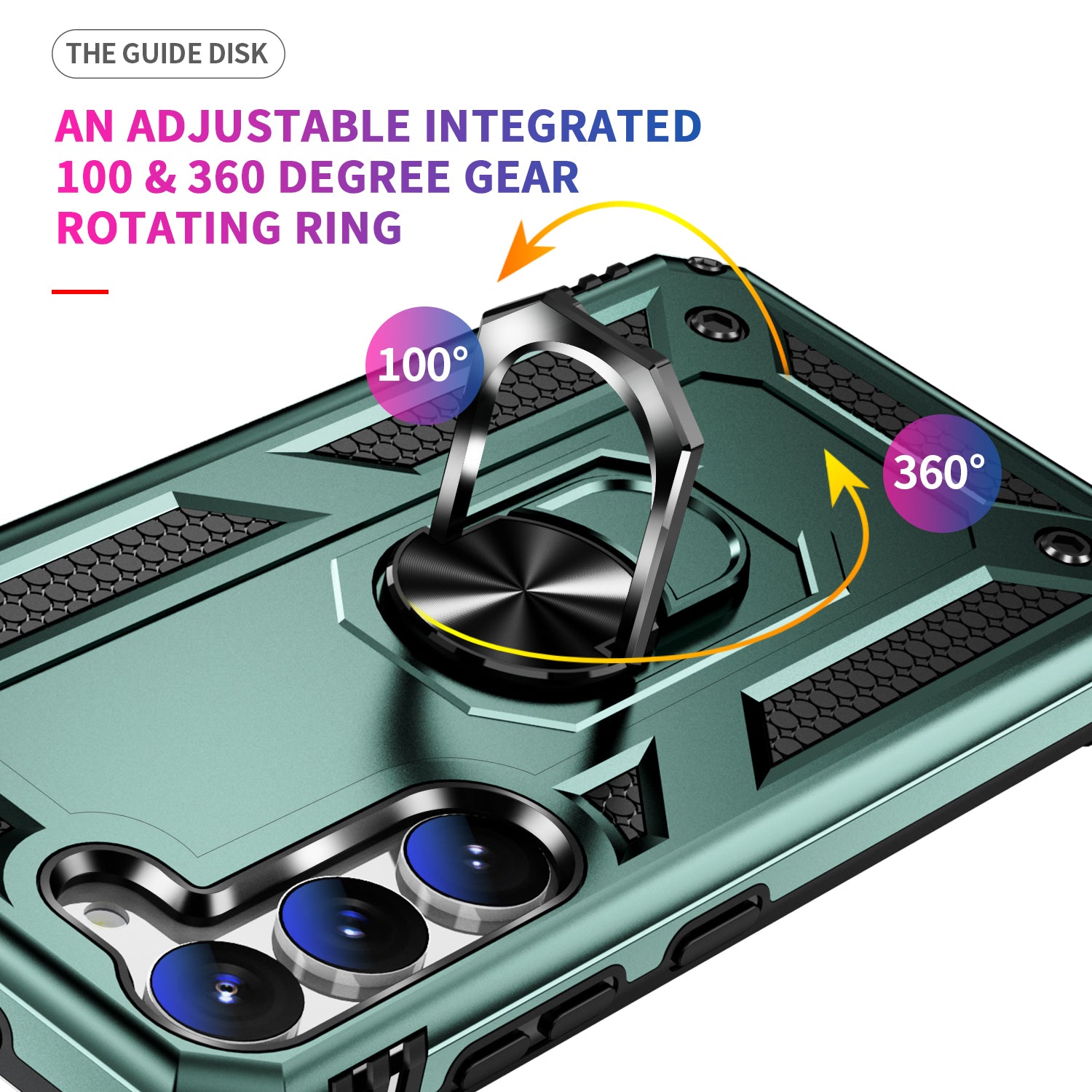 Samsung Galaxy S23 Plus Case Ring Magnetic GPS car mount Phone Holder case
