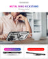 iPhone 14 Pro Max Dual Colors Ring Magnetic GPS car mount Phone Holder Case