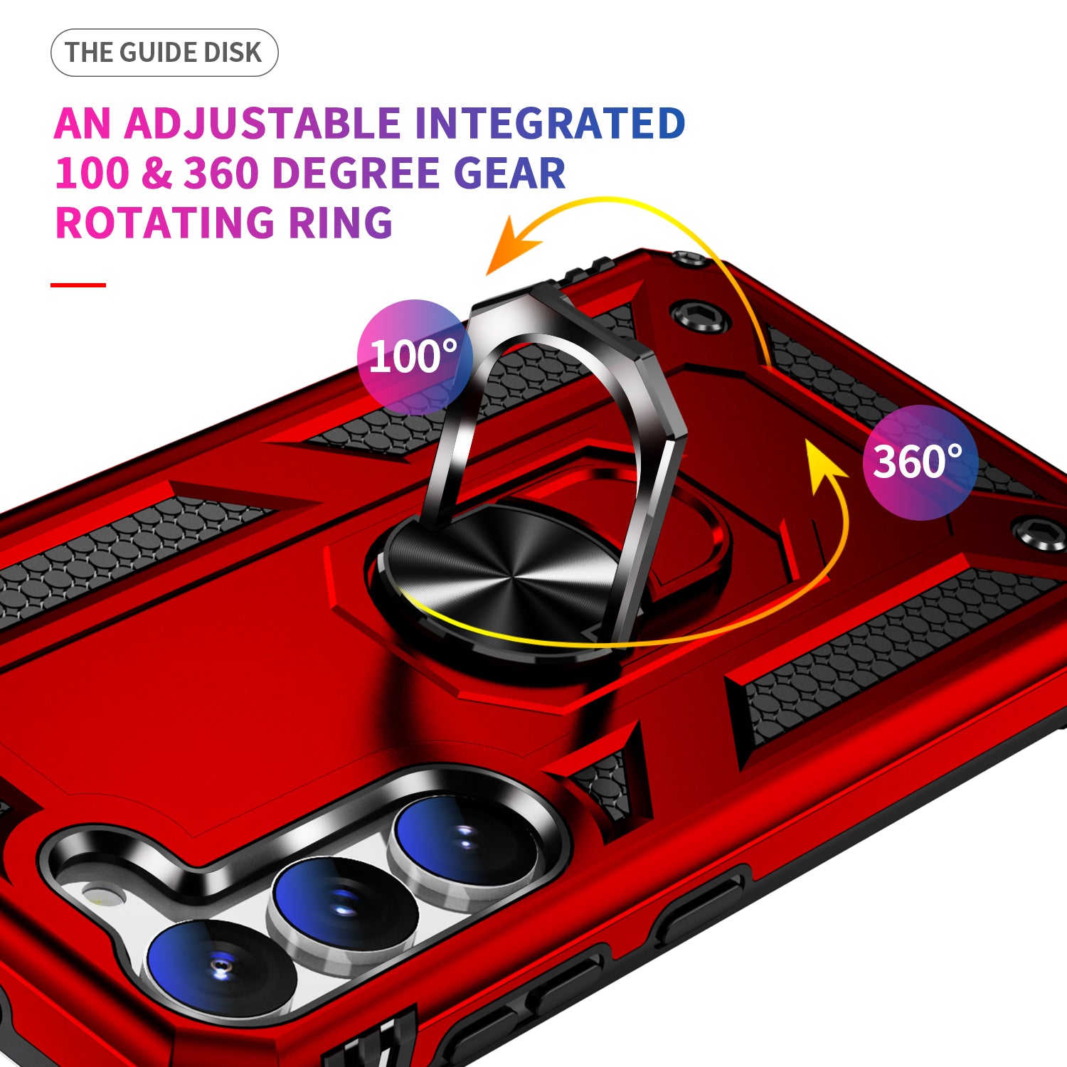 Samsung Galaxy S23 Plus Case Ring Magnetic GPS car mount Phone Holder case