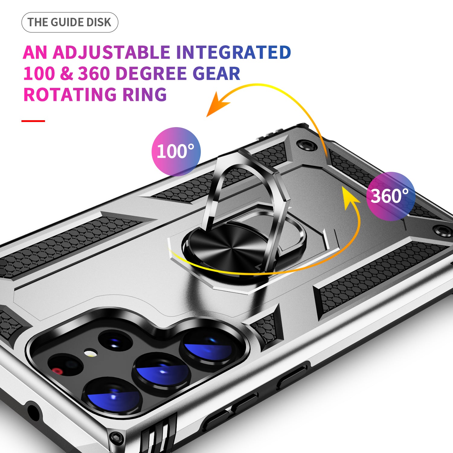 Samsung Galaxy S23  Ultra Case Ring Magnetic GPS car mount Phone Holder case