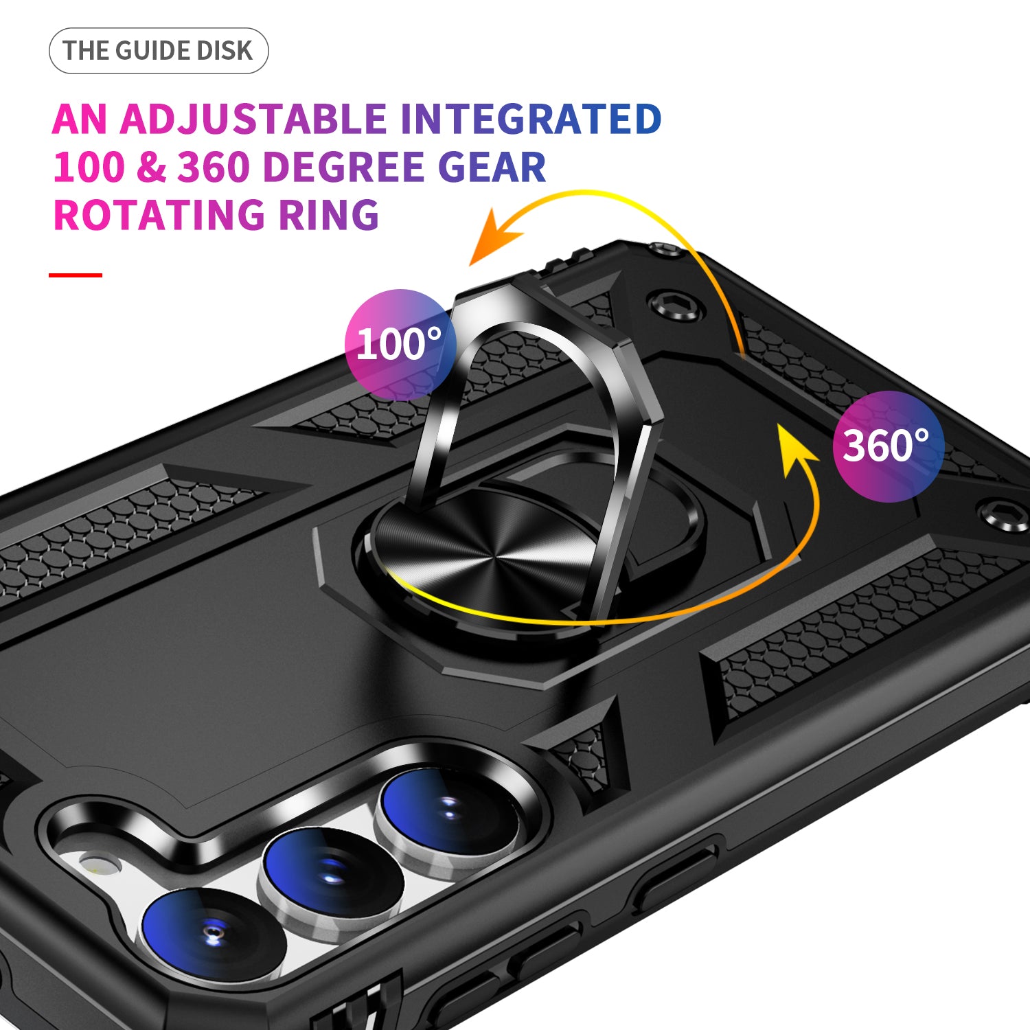 Samsung Galaxy S23 Plus Case Ring Magnetic GPS car mount Phone Holder case