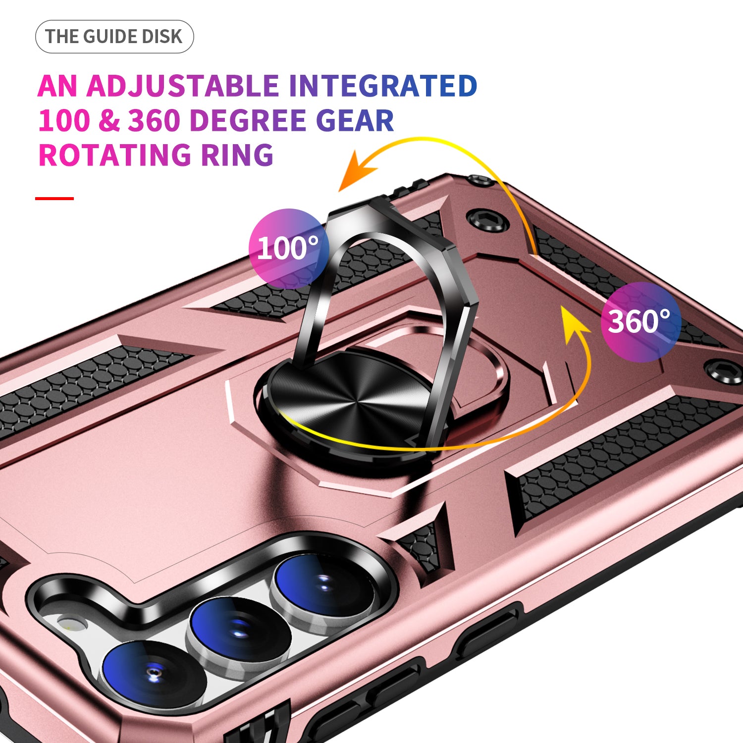 Samsung Galaxy S23 Plus Case Ring Magnetic GPS car mount Phone Holder case