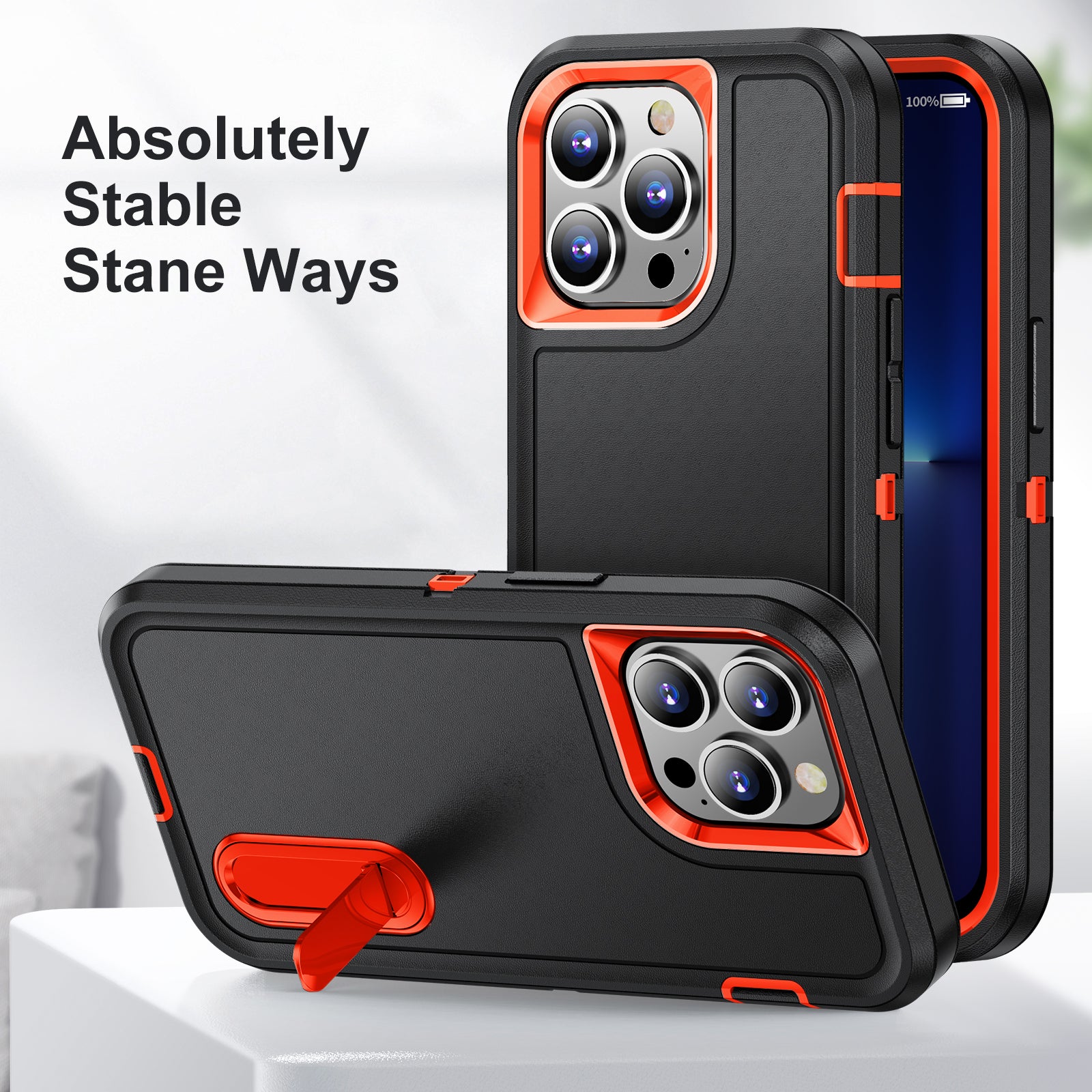 iPhone 13ProMax Kickstand anti-dropProtection Case