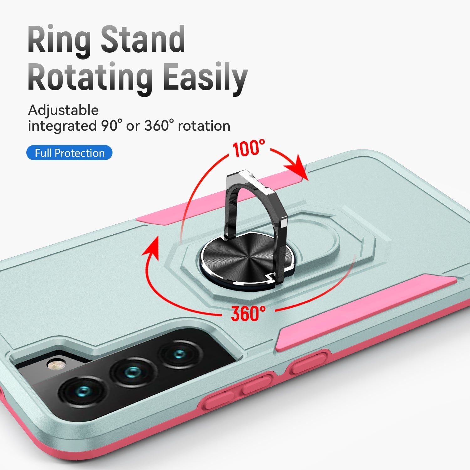Samsung Galaxy S23 Kickstand fully protected heavy-duty shockproof case