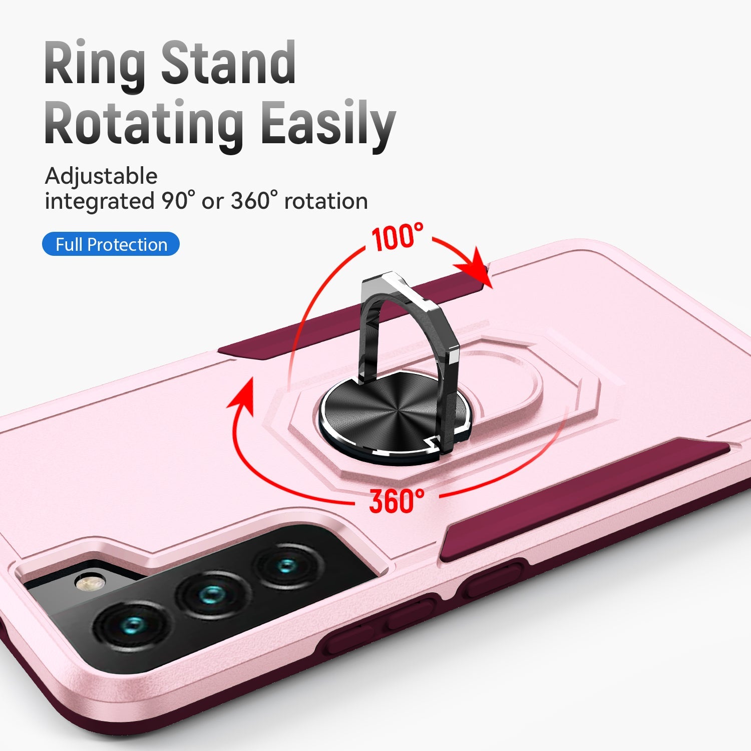 Samsung Galaxy S23 Kickstand fully protected heavy-duty shockproof case