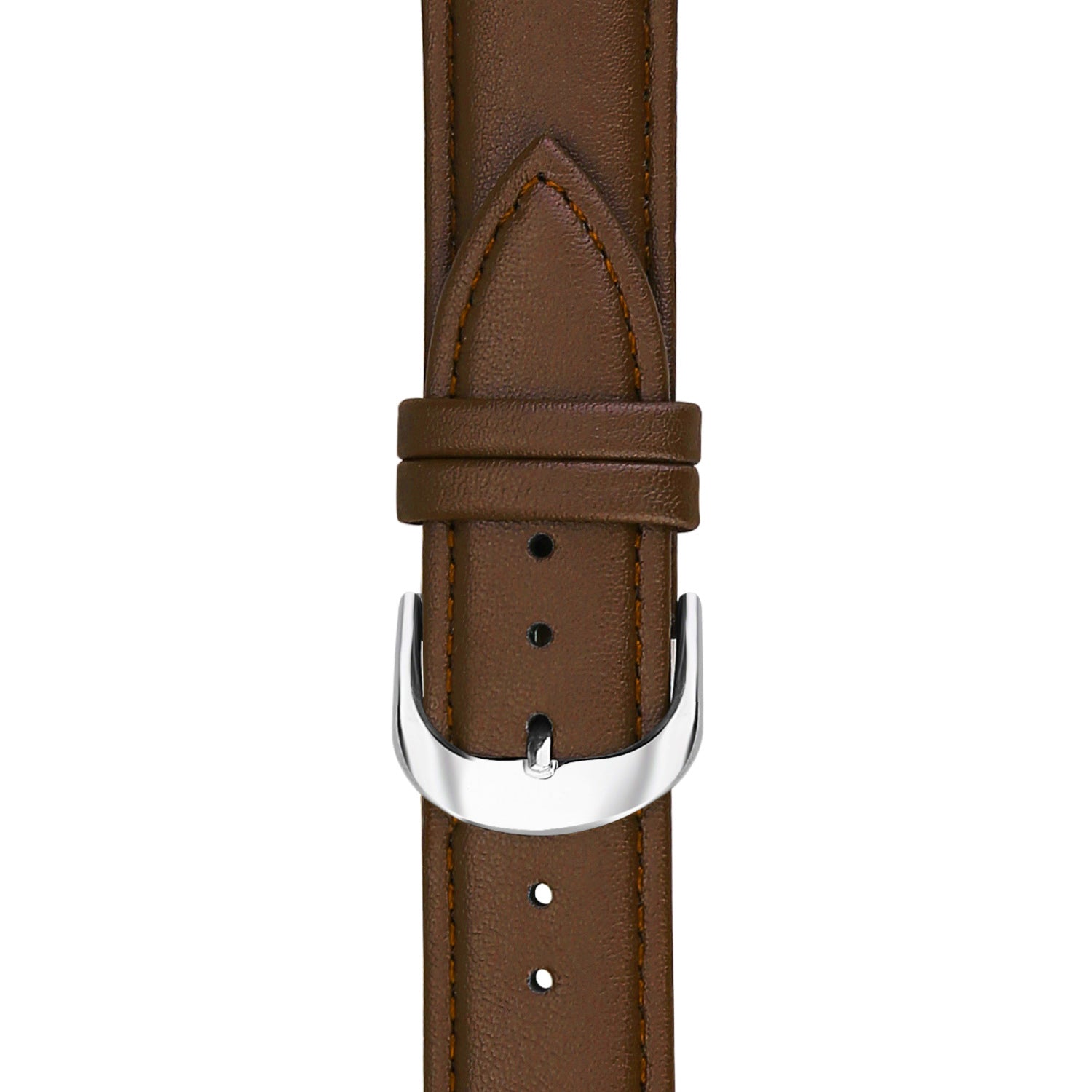 Leather Replacement i Watch Bands with Silver Buckle for Apple Watch Series7/6/SE/5/4/3/2/1