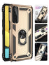 LG Stylo 7(5G) Dual Colors Ring Magnetic GPS car mount Phone Holder case