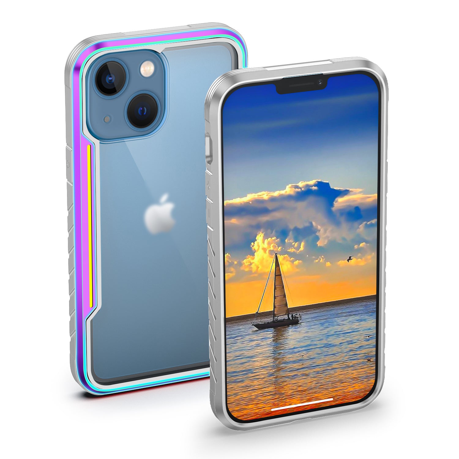 iPhone 13 mini Color bumper full body heavy protection case