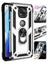 MOTO G Power (2021) Dual Colors Ring Magnetic GPS car mount Phone Holder Case