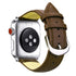 Leather Replacement i Watch Bands with Silver Buckle for Apple Watch Series7/6/SE/5/4/3/2/1