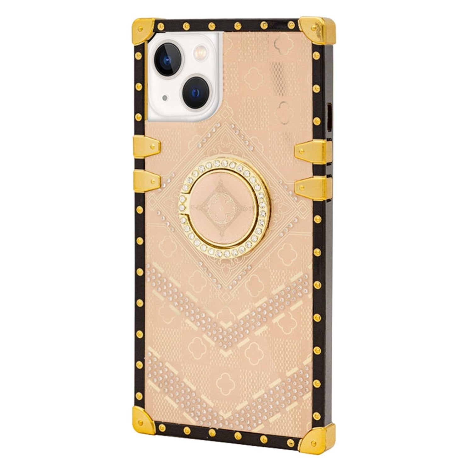iPhone 13 Luxury printing diamond Fashion Case with Kickstand