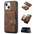 iPhone 14/13 Magnetic 2 in1 Leather Card Bag Case and Removable Back Cover