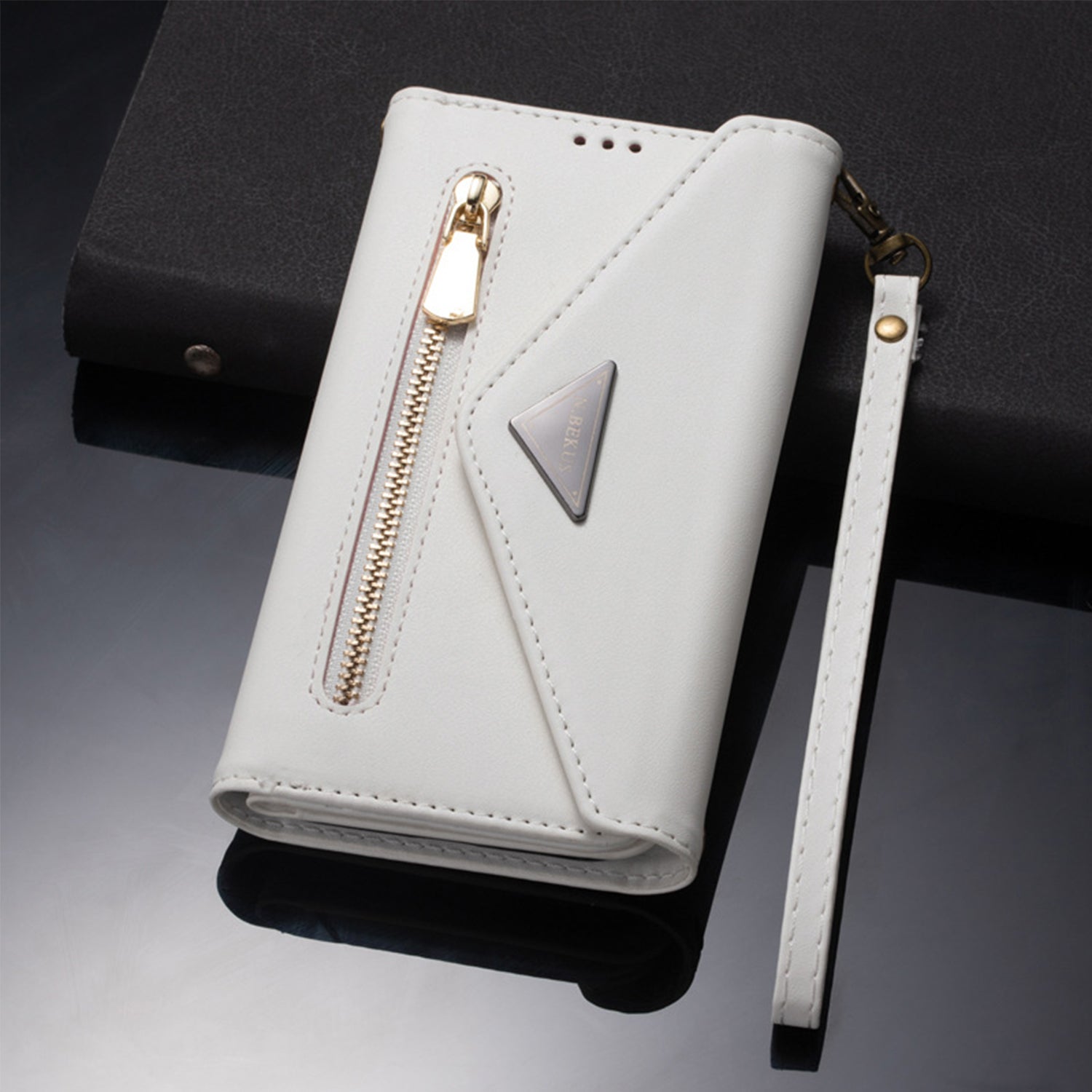 iPhone 12 Mini (5.4") 2 IN 1 Leather Wallet Case with 7 Credit Card Slots