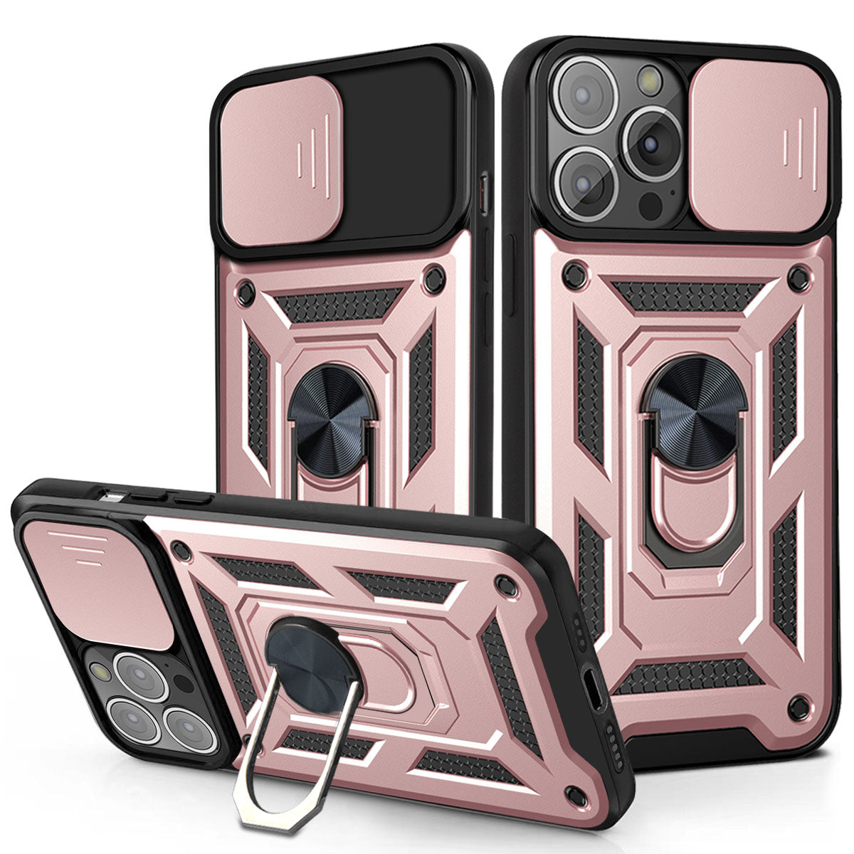 iPhone 13 Pro Sliding window with kickstand Phone Case