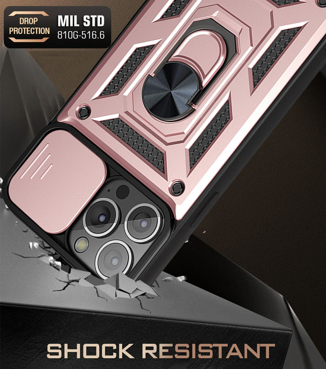 iPhone 13 Pro Sliding window with kickstand Phone Case