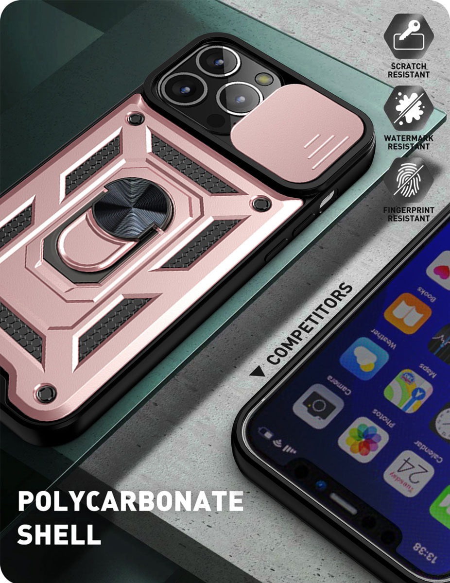 iPhone 13 Pro Sliding window with kickstand Phone Case