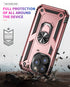 iPhone 14 Pro Max Dual Colors Ring Magnetic GPS car mount Phone Holder Case
