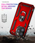 iPhone 14 Pro Max Dual Colors Ring Magnetic GPS car mount Phone Holder Case