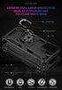 iPhone 14  Pro Dual Colors Ring Magnetic GPS car mount Phone Holder Case