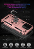 iPhone 14  Pro Dual Colors Ring Magnetic GPS car mount Phone Holder Case