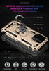iPhone 14  Pro Dual Colors Ring Magnetic GPS car mount Phone Holder Case