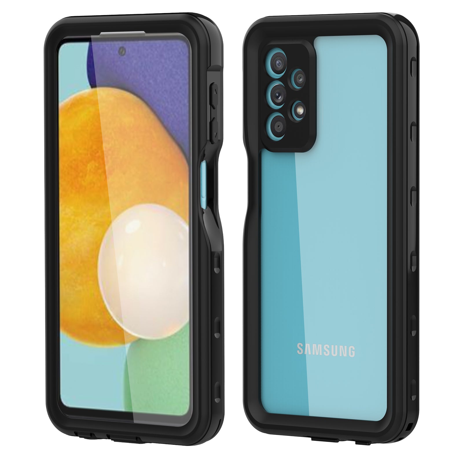 Waterproof case for Samsung Galaxy A23-Black