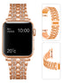 42/44/45mm Alloy jewelry watch band inlaid with diamonds for i-Watch SE/7/6/5/4/3/2/1